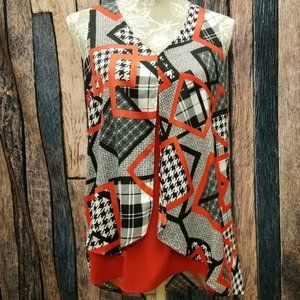 Geometric Sleeveless Top
